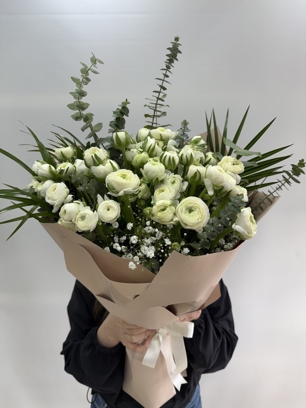 50 Beyaz Erengül Buketi